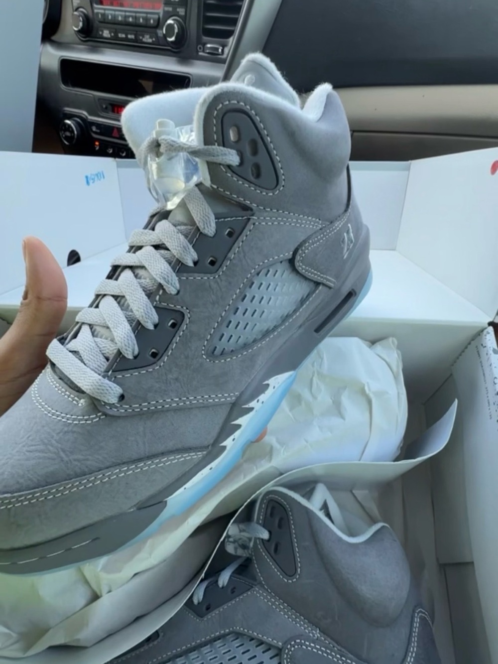 Jordan Wolf Grey Retro 5